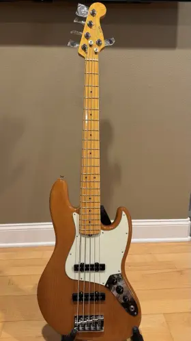 0193992763 Fender American Professional Ii Jazz Bass Guitar V - Roasted Pine Lightweight