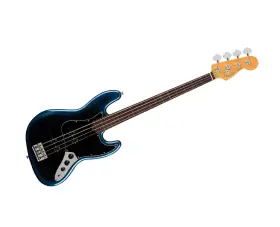 0194000761 Fender Used American Professional Ii Jazz Bass Fretless Dark Night With Rosewood Fb