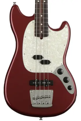 0198620345 Fender American Performer Mustang Bass - Aubergine With Rosewood Fingerboard