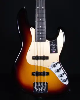 0199111712 Fender American Ultra Ii Jazz Bass Ebony Fb Ultraburst
