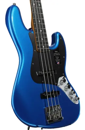 0199111776 Fender Guitar Bass American Ultra Ii Jazz - Noble Blue Ebony Fingerboard