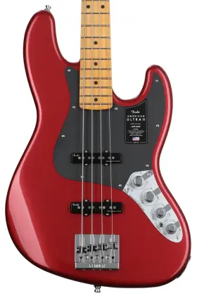 0199112799 Fender American Ultra Ii Jazz Bass - Sinister Red Maple Fingerboard