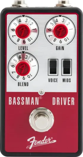 0234610000 Fender New - Bassman Driver Bass Effect Pedal Model #