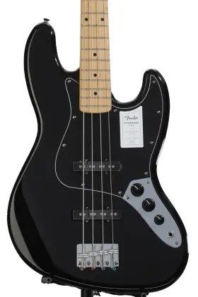 0266821506 Fender Guitar Bass Electric Standard Jazz - Black Maple Fingerboard