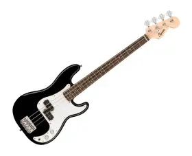0370127506 Fender Used Squier Mini Precision Bass - Black With Laurel Fb