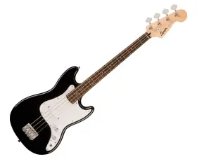 0373800506 Fender Used Squier Sonic Bronco Bass - Black With Laurel Fb