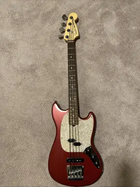 Fender 0885978952908 American Performer Mustang Bass Aubergine 75th Anniversary Model