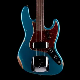 Fender 08fcs020 Custom Shop 1960 Jazz Bass Relic Aged Ocean Turquoise
