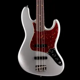 08fcs044 Fender Custom Shop 1964 Jazz Bass Closet Classic Inca Silver