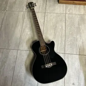 0970183006 Fender Pre-owned Cb-60sce Black Acoustic-electric Bass