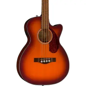 0970183037 Fender Cb-60sce Acoustic-electric Bass Guitar Aged Cognac Burst