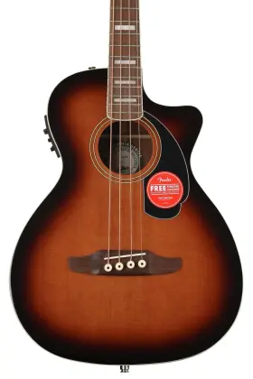 0970783164 Fender Kingman Acoustic-electric Bass - Shaded Edge Burst