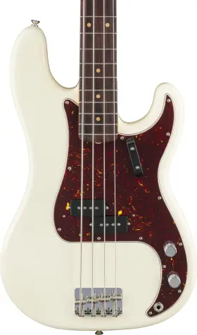190160805 Fender New American Vintage Ii 1960 Precision Bass Rosewood Fb Olympic White