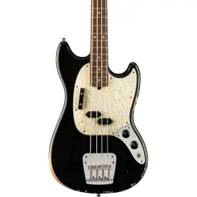 Fender 197881271879 Justin Meldal-johnsen Road Worn Mustang Bass Black Rf