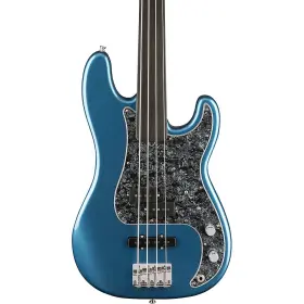 19788407 Fender 197881308407 Tony Franklin Fretless Precision Bass Guitar Lake Placid Blue Rf