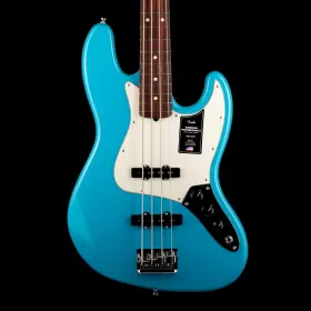 58fen051 Fender Used American Professional Ii Jazz Bass Miami Blue With Ohsc