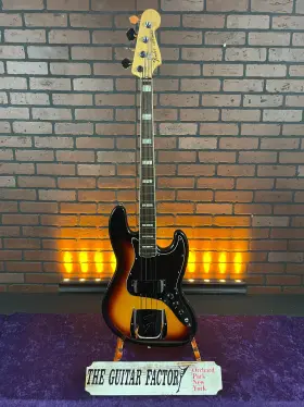 70sjazzbass-1029-u Fender 2015 Ft70s Jazz Bass Rosewood Fingerboard 3-color Sunburst With Gig Bag