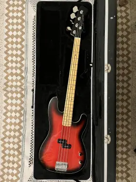 Fender 717669526689 Aerodyne Special Precision Bass - Hot Rod Burst With Maple Fb