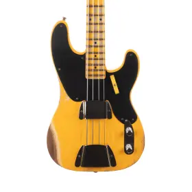 Fender 717669561550 Used Custom Shop 1953 Precision Bass Heavy Relic - Butterscotch Blonde