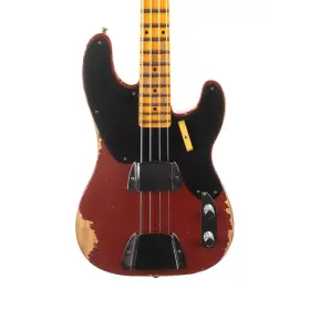Fender 717669561567 Used Custom Shop 1953 Precision Bass Heavy Relic - Aged Cimarron Red