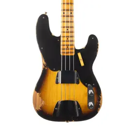 Fender 717669561574 Used Custom Shop 1953 Precision Bass Heavy Relic - 2 Color Sunburst