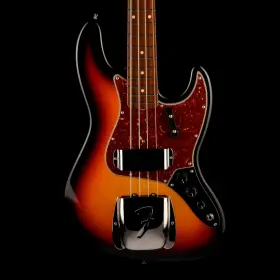 Fender 717669604448 Custom Shop 1964 Jazz Bass Nos Rosewood Neck Target 3-tone Sunburst