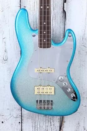 Fender 717669763213 Limited Player Plus X Blu Detiger Jazz Bass Guitar With Gig Bag