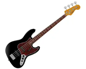 Fender 717669920395 Used Vintera Ii 60s Jazz Bass - Black With Rosewood Fb