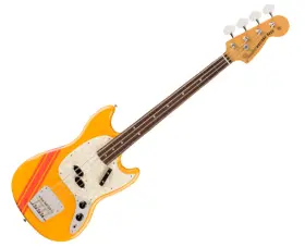 Fender 717669920456 Used Vintera Ii 70s Mustang Bass - Competition Orange With Rosewood Fb