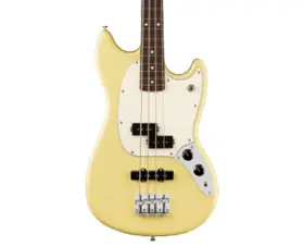 Fender 885978116645 Used Player Ii Mustang Bass Pj - Hialeah Yellow With Rosewood Fb