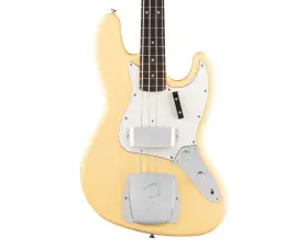 Fender 885978146772 Limited Edition Laura Lee Jazz Bass - Vintage White With Rosewood Fb