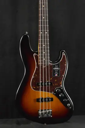 Fender 885978436248 American Professional Ii Jazz Bass 3-color Sunburst Rosewood Fingerboard