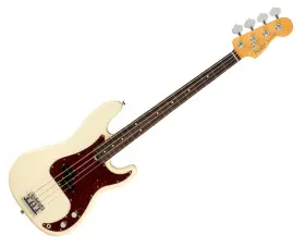 Fender 885978579112 Used American Professional Ii Precision Bass Olympic White With Rosewood Fb