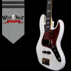 Fender 885978729500 Custom Shop American Jazz Bass Ebony Fingerboard Nos White Blonde