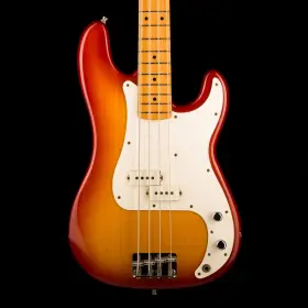 88fen040 Fender Pre Owned 1983 Precision Bass Maple Neck Cherry Sunburst With Gig Bag