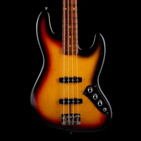 88fen057 Fender Pre Owned 2004 Custom Shop 60s Jazz Bass Relic 3-tone Sunburst With Ohsc