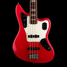 88fen058 Fender Pre Owned 2007 Made In Japan Jaguar Bass Hot Rod Red With Gig Bag