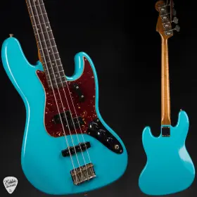 9231015262 Fender Custom Shop 1964 Jazz Bass Journeyman Relic P/j - Taos Turquoise