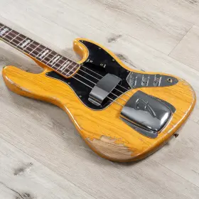 9235001507 Fender Mint Cs Limited Edition Custom Jazz Bass Heavy Relic Aged Natural