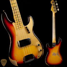 9235001586 Fender Custom Shop 1958 Precision Bass Heavy Relic - 3-color Sunburst