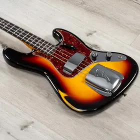 9235001592 Fender Mint Custom Shop 1962 Jazz Bass Relic Rosewood Fretb 3-color Sunburst