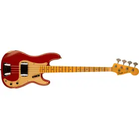 9236091063 Fender Custom Shop Limited Edition P-jazz Bass Relic Aged Cimarron Red