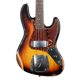 9236091118 Fender Custom Shop 1961 Jazz Bass - Heavy Relic 3 Tone Sunburst
