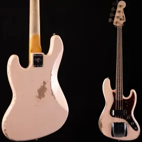 9236091119 Fender Custom Shop 1961 Jazz Bass Heavy Relic Super Faded Aged Shell Pink 994