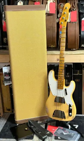 9236091589 Fender 2024 Ft54 Precision Bass Blonde Heavy Relic Custom Shop Limited Edition