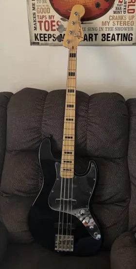 B007942 Fender Geddy Lee Jazz Bass Limited Edition With Emg J Pickups Made In Japan