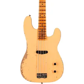 9235001331 Fender Custom Shop Dusty Hill Heavy Relic Precision Bass Nocaster Blonde