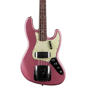 9235700064 Fender Custom Shop 1965 Jazz Bass Journeyman Relic Faded Burgundy Mist Metallic