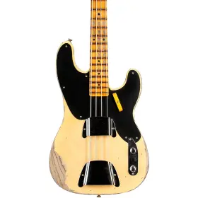 Fender Custom Shop 9235700189 Cs 1951 Precision Bass Super Heavy Relic Faded Aged Nocaster Blonde