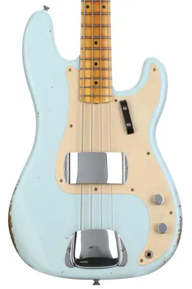 9236091114 Fender Custom Shop 1958 Precision Bass Relic - Aged Sonic Blue
